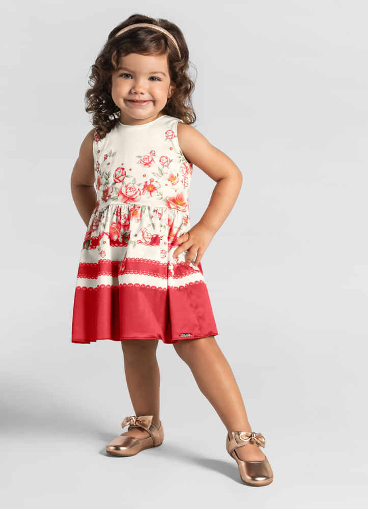 Conjunto Infantil Roupas Brandili Mundi Atacado Vestido Mundi
